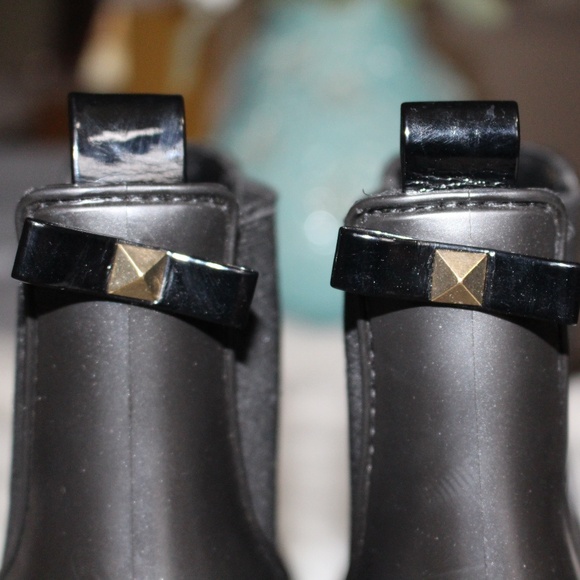 Kate Spade New York, Sedgwick Chelsea Ankle Rain rubber boots with bow - Picture 7 of 12